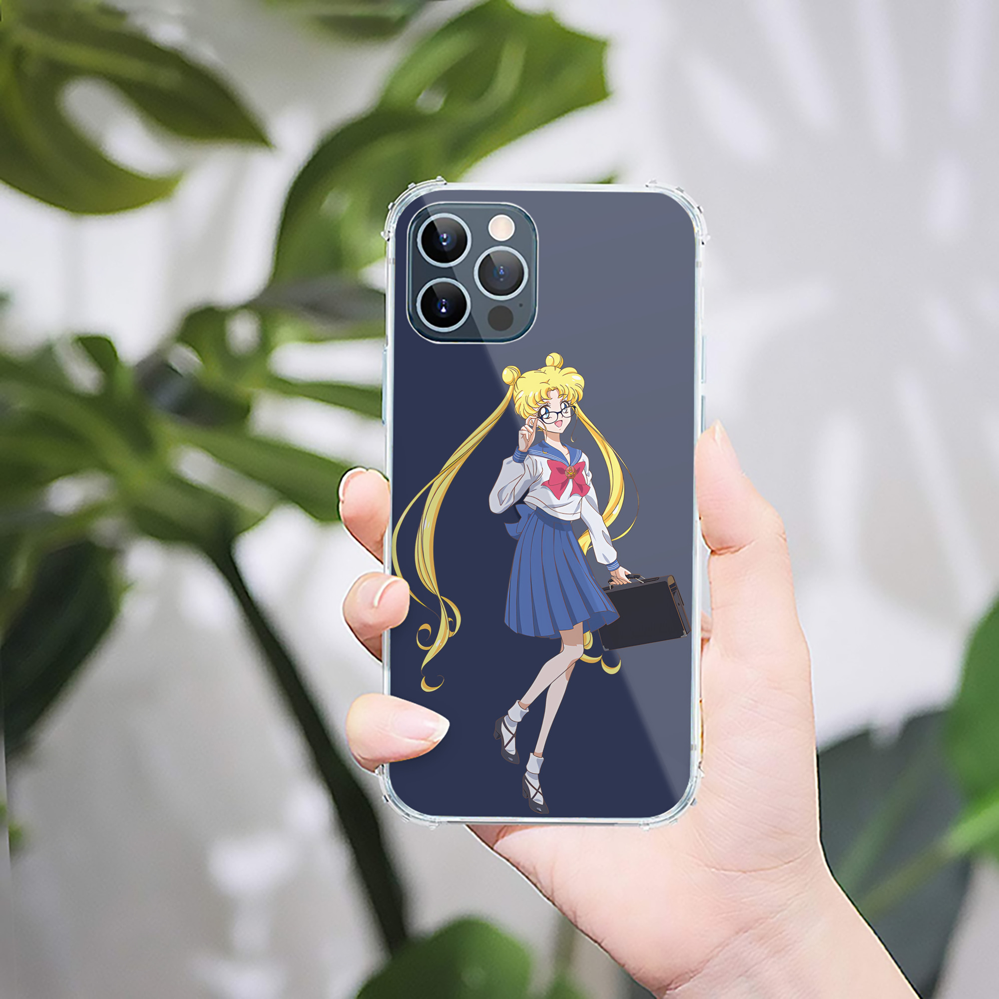（画像用） 美少女戦士セーラームーン 愛野 美奈子 あいの みなこ Sailor Moon Aino Minako 【iPhone 12シリーズ対応】透明スマホケース（クリアソフトケース）